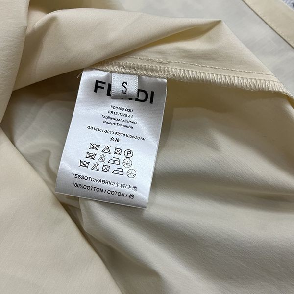 新色登場☆フェンディ ベルテッド・ワンピース 偽物 ホワイト fer15517